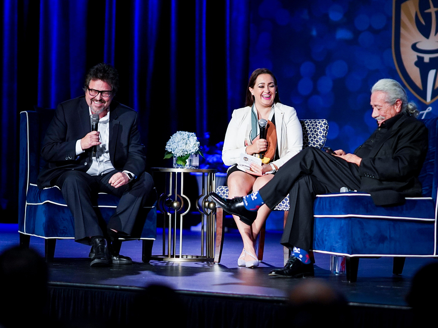 Edward James Olmos Finds Inspiration at World Leaders Forum ...